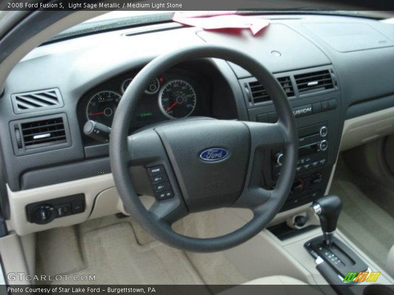 Light Sage Metallic / Medium Light Stone 2008 Ford Fusion S