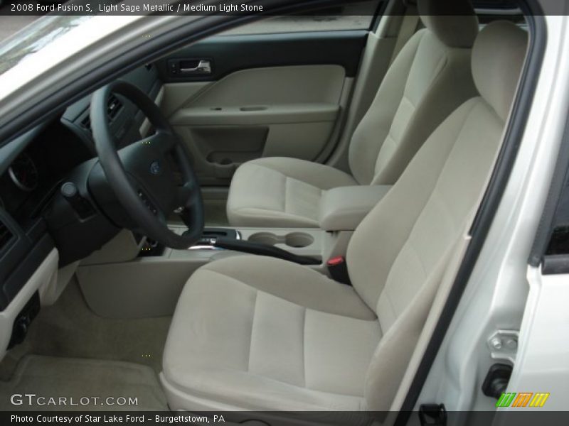 Light Sage Metallic / Medium Light Stone 2008 Ford Fusion S