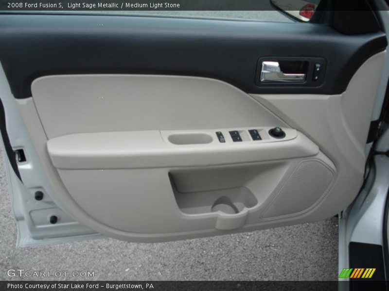 Light Sage Metallic / Medium Light Stone 2008 Ford Fusion S