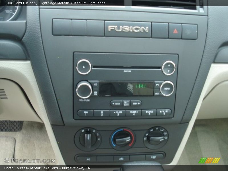 Light Sage Metallic / Medium Light Stone 2008 Ford Fusion S