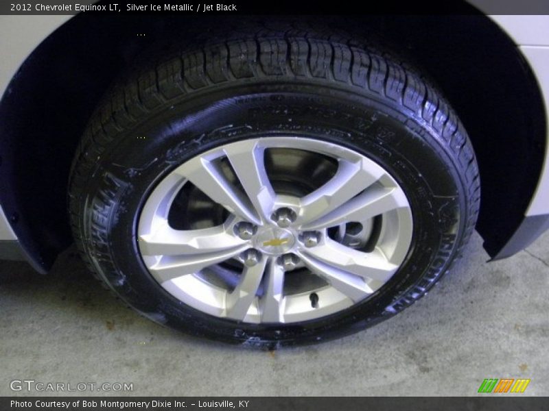 Silver Ice Metallic / Jet Black 2012 Chevrolet Equinox LT