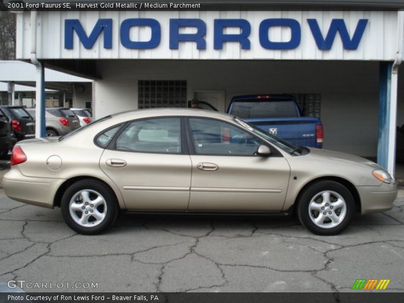 Harvest Gold Metallic / Medium Parchment 2001 Ford Taurus SE