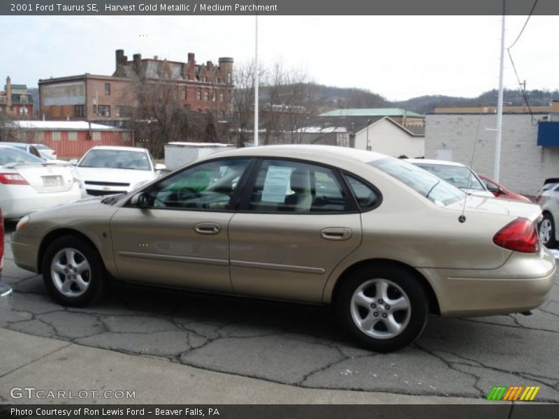 Harvest Gold Metallic / Medium Parchment 2001 Ford Taurus SE