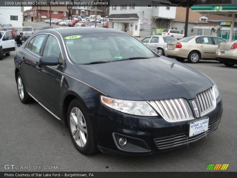 Dark Ink Blue Metallic / Cashmere 2009 Lincoln MKS Sedan