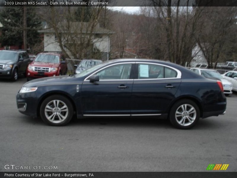 Dark Ink Blue Metallic / Cashmere 2009 Lincoln MKS Sedan