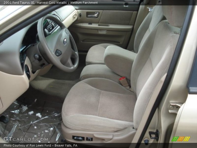 Harvest Gold Metallic / Medium Parchment 2001 Ford Taurus SE