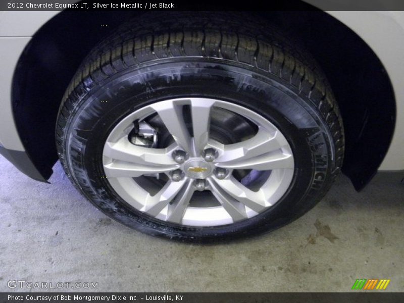 Silver Ice Metallic / Jet Black 2012 Chevrolet Equinox LT