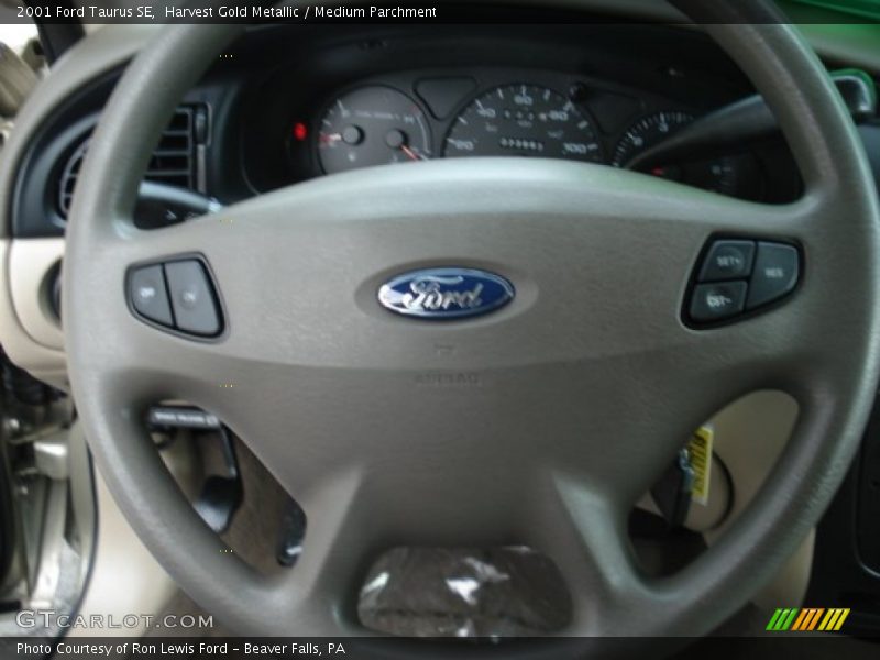 Harvest Gold Metallic / Medium Parchment 2001 Ford Taurus SE
