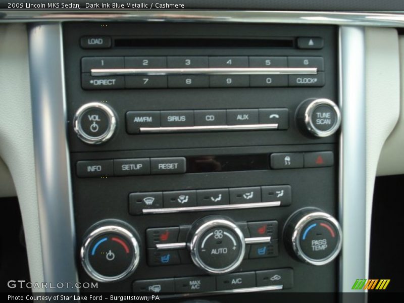 Dark Ink Blue Metallic / Cashmere 2009 Lincoln MKS Sedan
