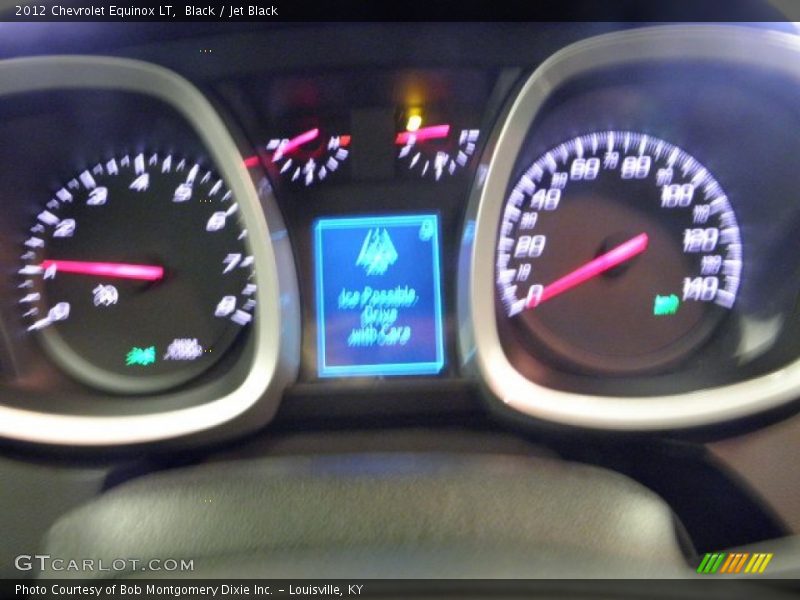 Black / Jet Black 2012 Chevrolet Equinox LT