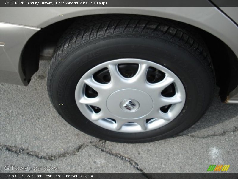 Light Sandrift Metallic / Taupe 2003 Buick Century Custom