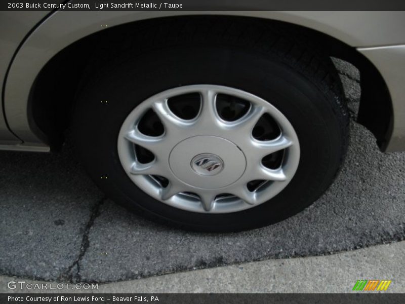 Light Sandrift Metallic / Taupe 2003 Buick Century Custom