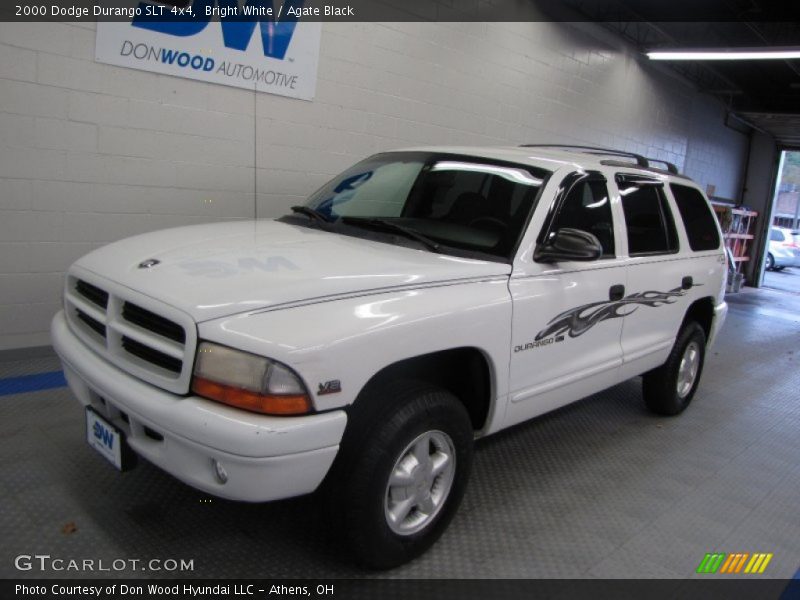Bright White / Agate Black 2000 Dodge Durango SLT 4x4