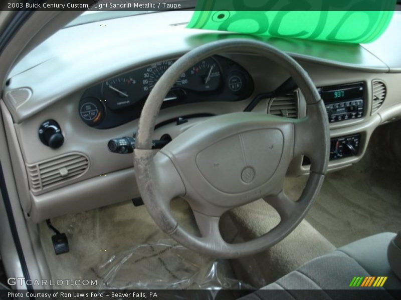 Light Sandrift Metallic / Taupe 2003 Buick Century Custom