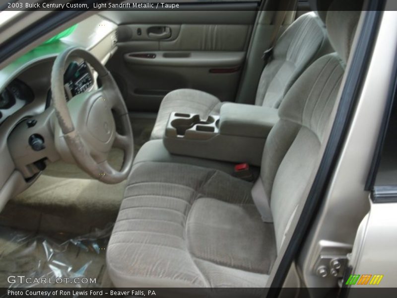 Light Sandrift Metallic / Taupe 2003 Buick Century Custom