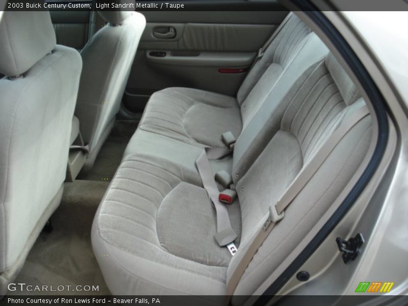 Light Sandrift Metallic / Taupe 2003 Buick Century Custom