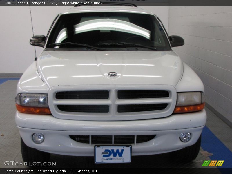 Bright White / Agate Black 2000 Dodge Durango SLT 4x4