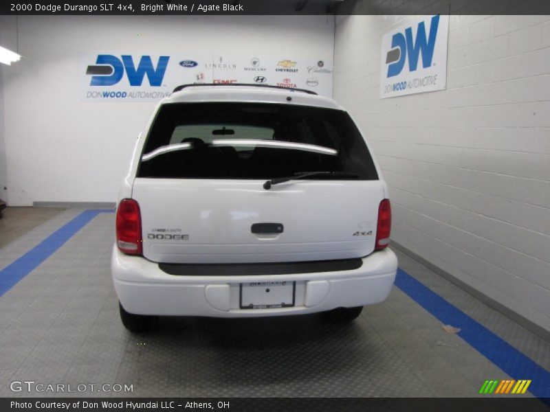 Bright White / Agate Black 2000 Dodge Durango SLT 4x4