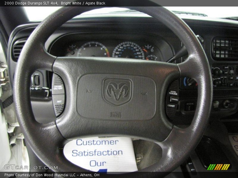 Bright White / Agate Black 2000 Dodge Durango SLT 4x4