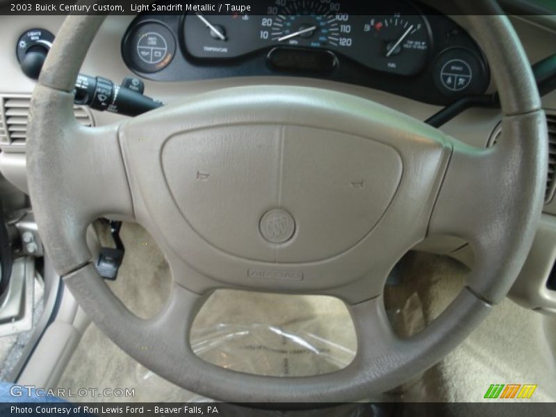Light Sandrift Metallic / Taupe 2003 Buick Century Custom