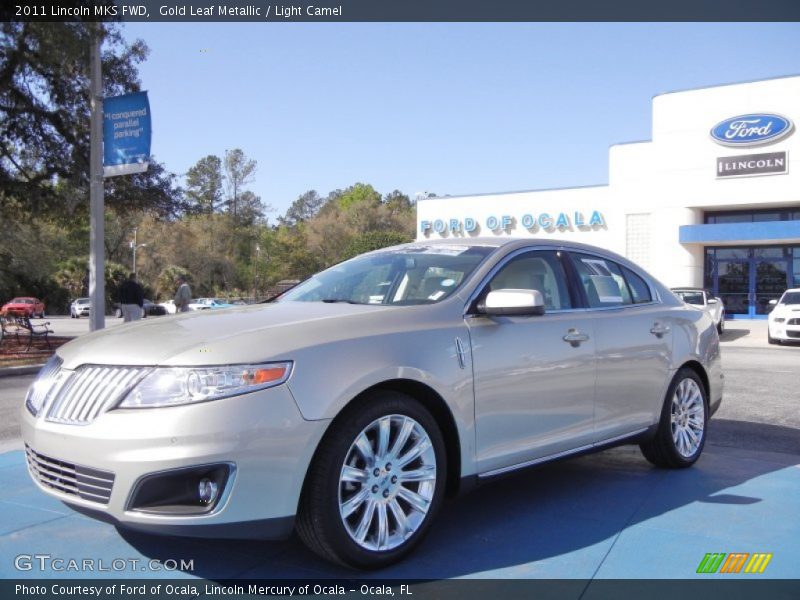 Gold Leaf Metallic / Light Camel 2011 Lincoln MKS FWD