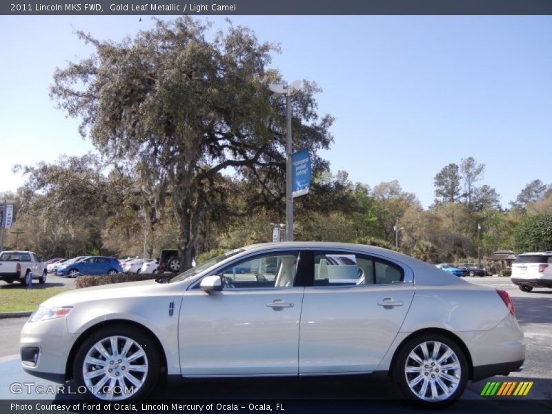 Gold Leaf Metallic / Light Camel 2011 Lincoln MKS FWD
