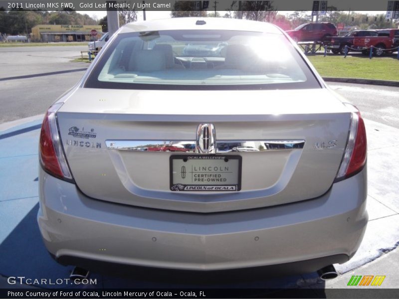 Gold Leaf Metallic / Light Camel 2011 Lincoln MKS FWD