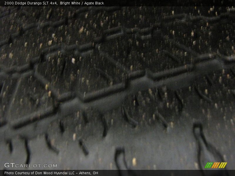 Bright White / Agate Black 2000 Dodge Durango SLT 4x4