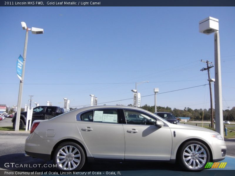 Gold Leaf Metallic / Light Camel 2011 Lincoln MKS FWD