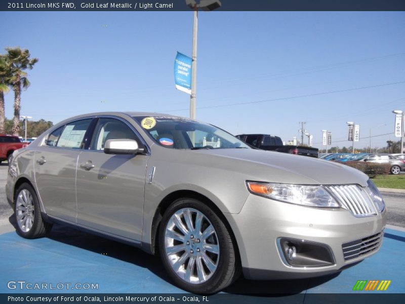 Gold Leaf Metallic / Light Camel 2011 Lincoln MKS FWD