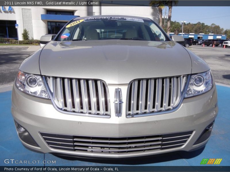 Gold Leaf Metallic / Light Camel 2011 Lincoln MKS FWD