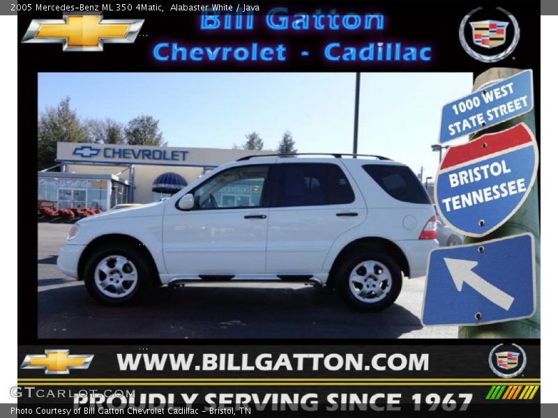 Alabaster White / Java 2005 Mercedes-Benz ML 350 4Matic