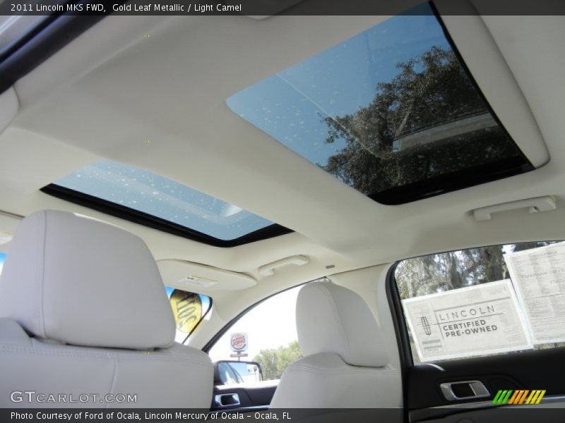 Gold Leaf Metallic / Light Camel 2011 Lincoln MKS FWD