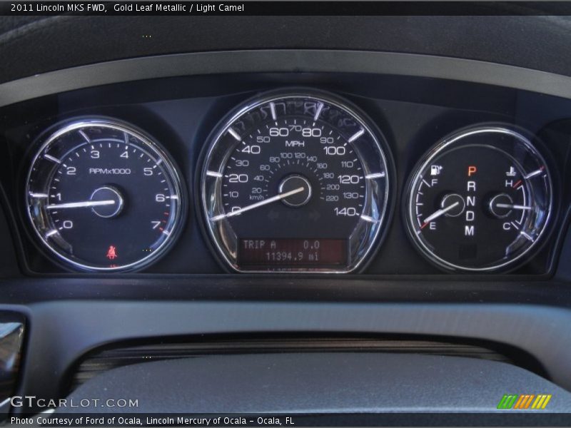 Gold Leaf Metallic / Light Camel 2011 Lincoln MKS FWD