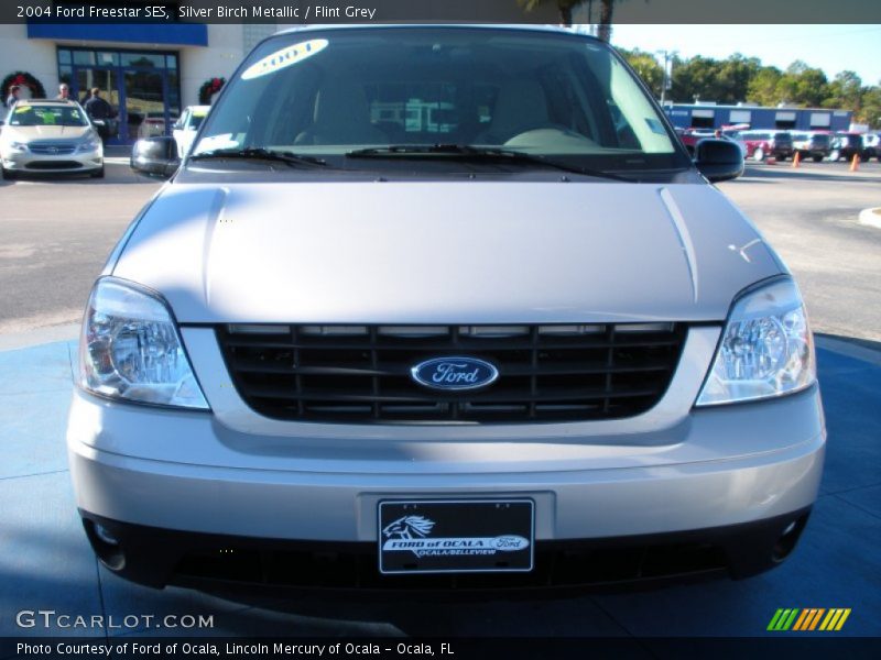 Silver Birch Metallic / Flint Grey 2004 Ford Freestar SES