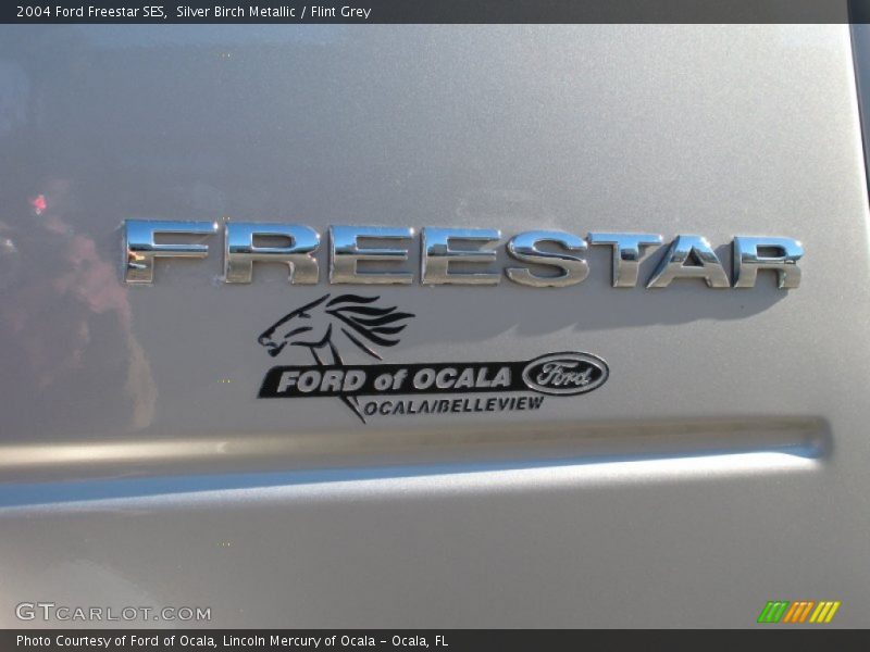 Silver Birch Metallic / Flint Grey 2004 Ford Freestar SES