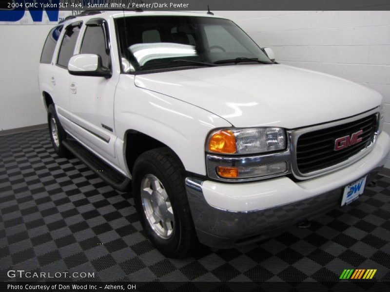 Summit White / Pewter/Dark Pewter 2004 GMC Yukon SLT 4x4
