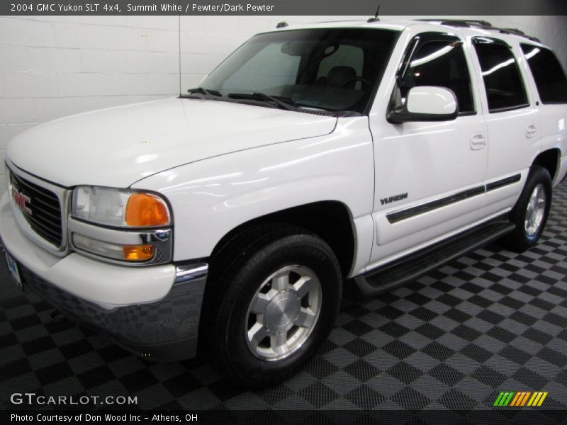 Summit White / Pewter/Dark Pewter 2004 GMC Yukon SLT 4x4