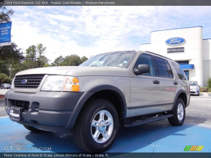 Pueblo Gold Metallic / Medium Parchment 2004 Ford Explorer XLS 4x4