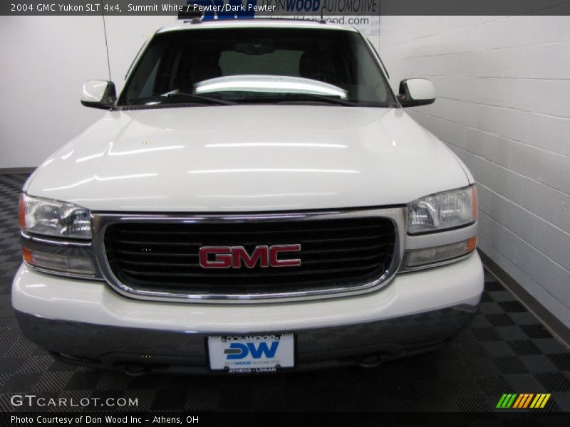 Summit White / Pewter/Dark Pewter 2004 GMC Yukon SLT 4x4