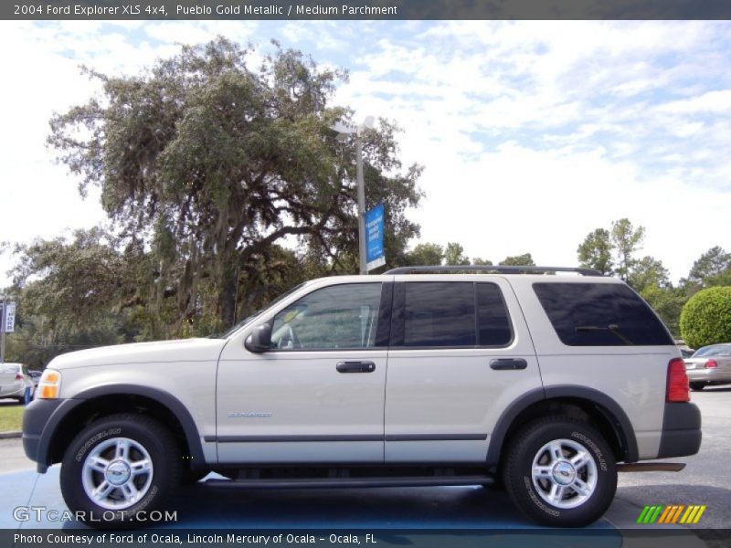 Pueblo Gold Metallic / Medium Parchment 2004 Ford Explorer XLS 4x4