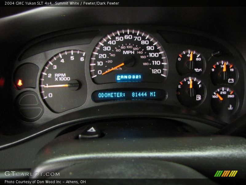 Summit White / Pewter/Dark Pewter 2004 GMC Yukon SLT 4x4
