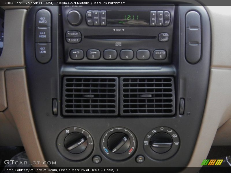Controls of 2004 Explorer XLS 4x4