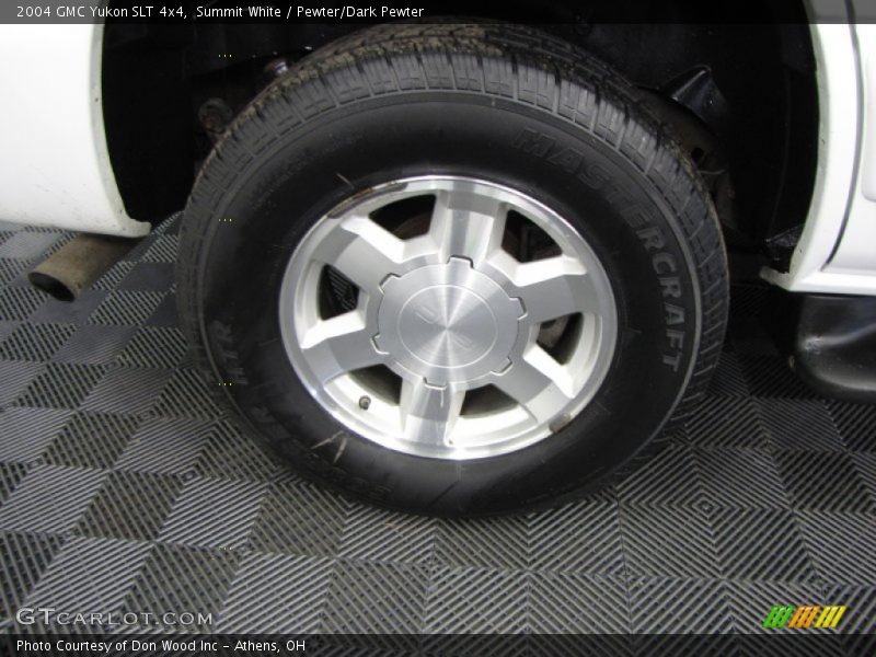 Summit White / Pewter/Dark Pewter 2004 GMC Yukon SLT 4x4