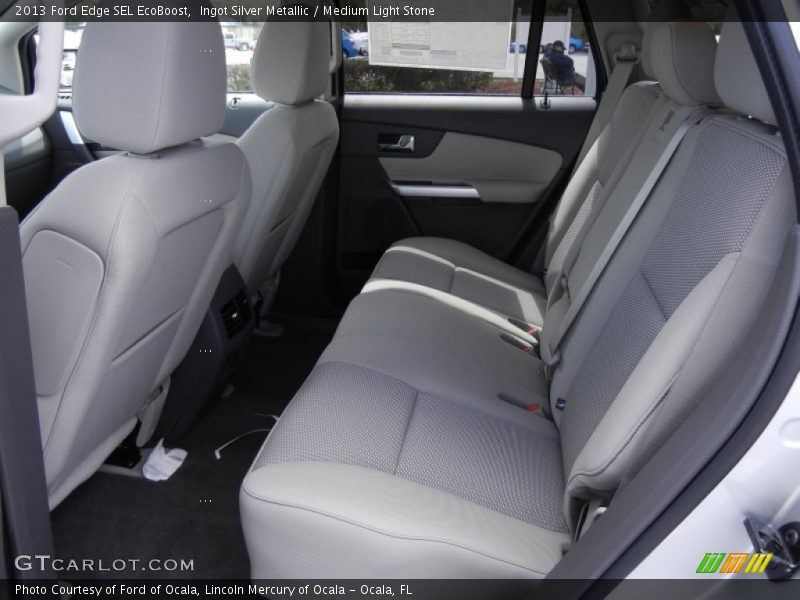 Rear Seat of 2013 Edge SEL EcoBoost
