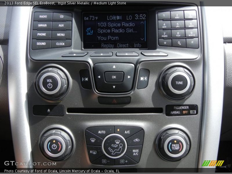 Controls of 2013 Edge SEL EcoBoost