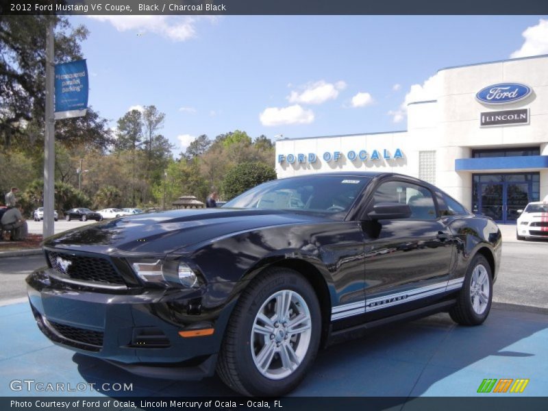 Black / Charcoal Black 2012 Ford Mustang V6 Coupe