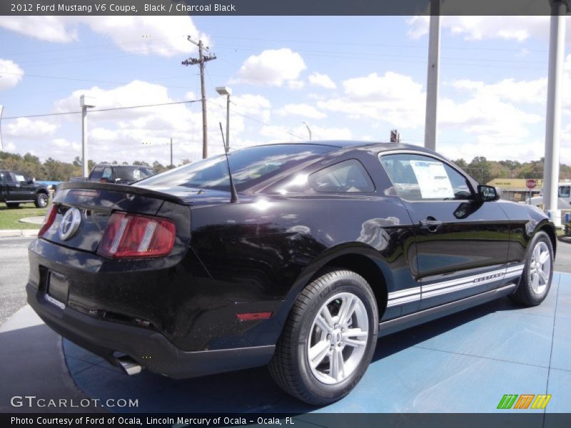 Black / Charcoal Black 2012 Ford Mustang V6 Coupe