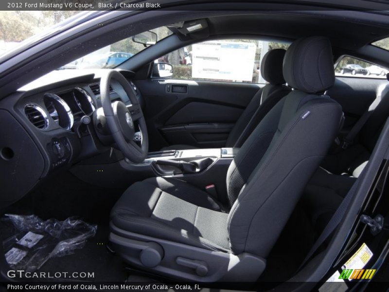 Black / Charcoal Black 2012 Ford Mustang V6 Coupe