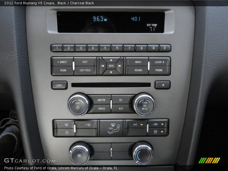 Black / Charcoal Black 2012 Ford Mustang V6 Coupe